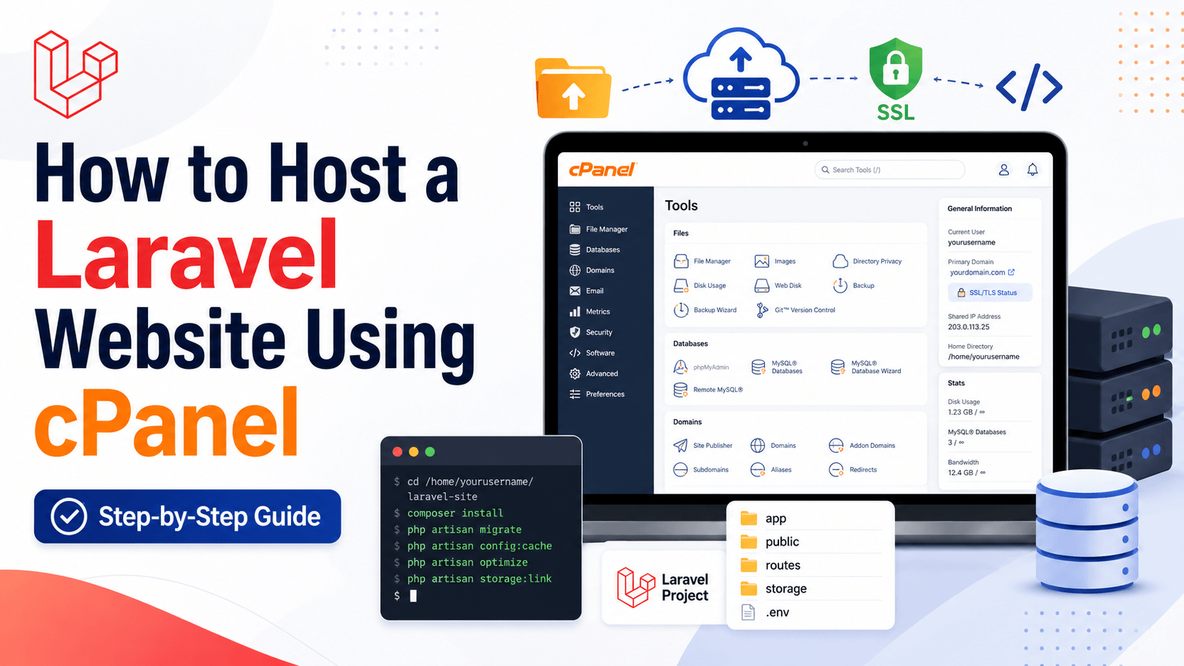 How to Host a Laravel Website Using cPanel Step-by-Step Guide