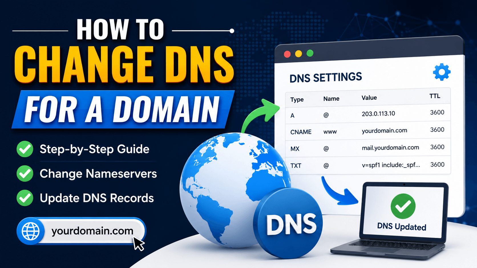 How to Change DNS for a Domain: A Step-by-Step Guide